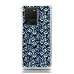 Blue Flowers 001 Samsung Galaxy S20 Ultra 6 9 Inch Tpu Uv Case by DinkovaArt