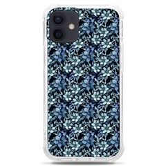 Blue Flowers 001 Iphone 12 Mini Tpu Uv Print Case	 by DinkovaArt