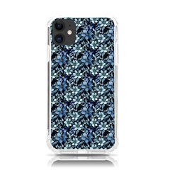 Blue Flowers 001 Iphone 11 Tpu Uv Print Case by DinkovaArt