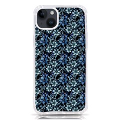 Blue Flowers 001 Iphone 14 Plus Tpu Uv Print Case by DinkovaArt