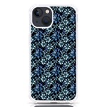 Blue Flowers 001 iPhone 13 TPU UV Print Case Front