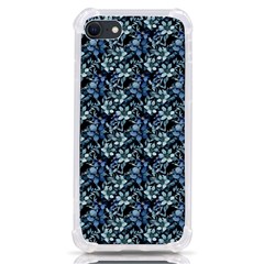 Blue Flowers 001 Iphone Se by DinkovaArt