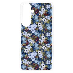 Blue Flowers 2 Samsung Galaxy S24 6 2 Inch Tpu Uv Case by DinkovaArt