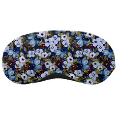 Blue Flowers Blue Flowers 2 Sleep Mask by DinkovaArt