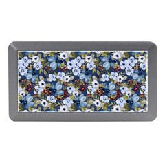 Blue Flowers Blue Flowers 2 Memory Card Reader (mini) by DinkovaArt