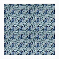 Blue Roses Medium Glasses Cloth (2 Sides) by DinkovaArt