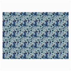 Blue Roses Large Glasses Cloth by DinkovaArt