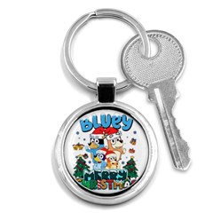 Bluey Birthday Key Chain (round) by avitendut