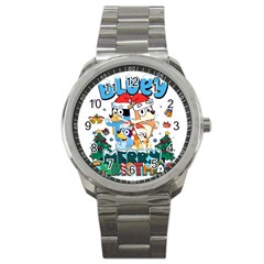 Bluey Birthday Sport Metal Watch by avitendut