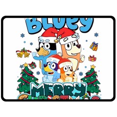 Bluey Birthday Fleece Blanket (large) by avitendut