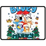 Bluey birthday Fleece Blanket (Large) 80 x60  Blanket Front