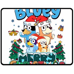 Bluey Birthday Fleece Blanket (medium) by avitendut