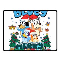 Bluey Birthday Two Sides Fleece Blanket (small) by avitendut