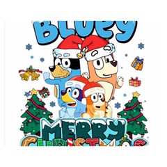 Bluey Birthday Two Sides Premium Plush Fleece Blanket (teen Size) by avitendut