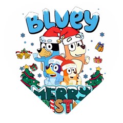 Bluey Birthday Wooden Puzzle Heart by avitendut