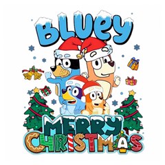 Bluey Birthday Wooden Puzzle Square by avitendut