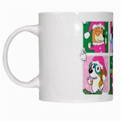 Bluey Christmas White Mug by avitendut