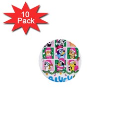 Bluey Christmas 1  Mini Buttons (10 Pack)  by avitendut