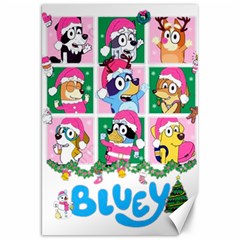 Bluey Christmas Canvas 20  X 30  by avitendut