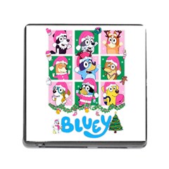 Bluey Christmas Memory Card Reader (square 5 Slot) by avitendut