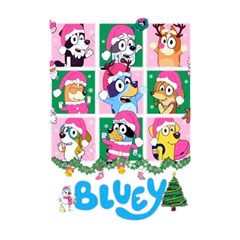 Bluey Christmas Shower Curtain 48  X 72  (small)  by avitendut