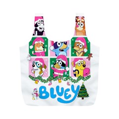 Bluey Christmas Full Print Recycle Bag (m) by avitendut