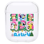 bluey christmas Hard PC AirPods 1/2 Case Front