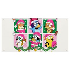 Bluey Christmas Banner And Sign 8  X 4  by avitendut