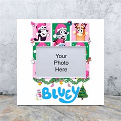 Bluey Christmas White Box Photo Frame 4  X 6  by avitendut