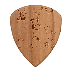 Bluey Christmas Wood Guitar Pick (set Of 10) by avitendut