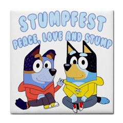 Stumpfest Bluey Tile Coaster by avitendut