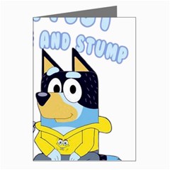 Stumpfest Bluey Greeting Cards (pkg Of 8) by avitendut