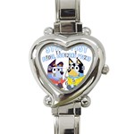 stumpfest bluey Heart Italian Charm Watch Front