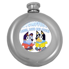 Stumpfest Bluey Round Hip Flask (5 Oz) by avitendut