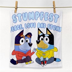 Stumpfest Bluey Face Towel by avitendut