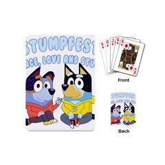 Stumpfest Bluey Playing Cards Single Design (mini) by avitendut