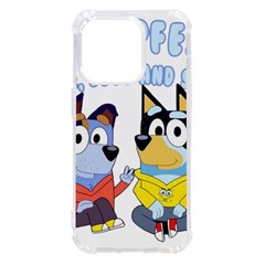 Stumpfest Bluey Iphone 14 Pro Tpu Uv Print Case by avitendut