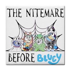 Bluey Halloween Tile Coaster by avitendut