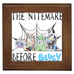 Bluey Halloween Framed Tile by avitendut