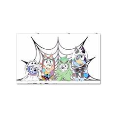 Bluey Halloween Sticker (rectangular) by avitendut