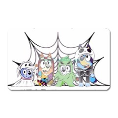 Bluey Halloween Magnet (rectangular) by avitendut