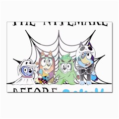 Bluey Halloween Postcard 4 x 6  (pkg Of 10) by avitendut