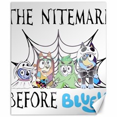 Bluey Halloween Canvas 8  X 10 