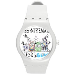 Bluey Halloween Round Plastic Sport Watch (m) by avitendut