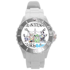 Bluey Halloween Round Plastic Sport Watch (l) by avitendut