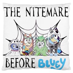 Bluey Halloween Standard Premium Plush Fleece Cushion Case (two Sides) by avitendut