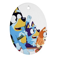 Bluey Ornament (oval)