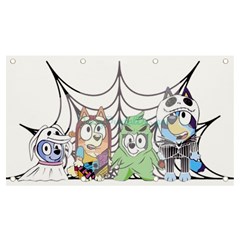 Bluey Halloween Banner And Sign 7  X 4  by avitendut