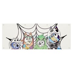 Bluey Halloween Banner And Sign 8  X 3  by avitendut