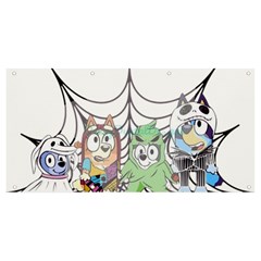 Bluey Halloween Banner And Sign 8  X 4  by avitendut